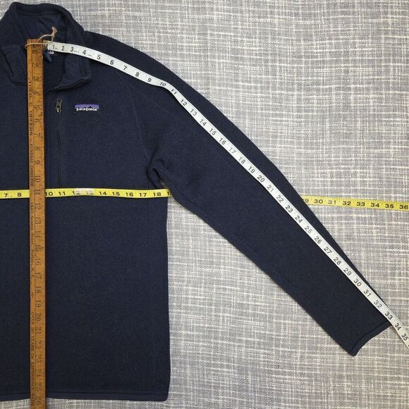 Patagonia Better Sweater Fleece 1/4 Zip Pullover Heather Blue Men's S 25523 - Picture 5 of 9